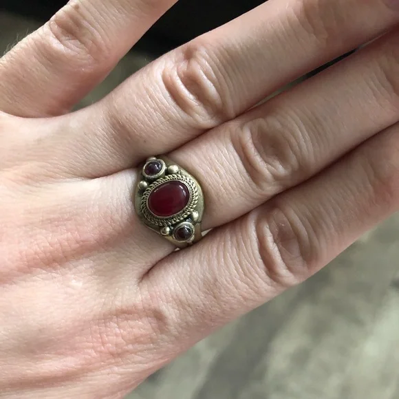 Tibetan Ring and Bracelet Set - Picture 6 of 6